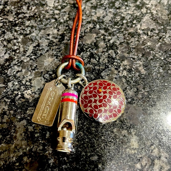 Coach whistle necklace NWOT - Picture 1 of 2